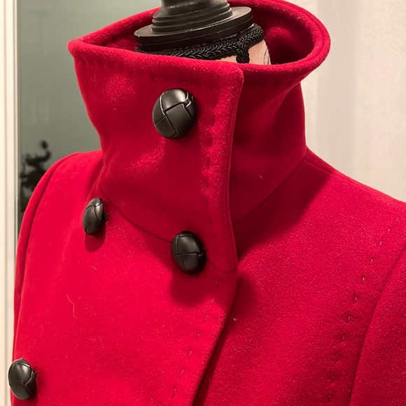 Babaton Red Winter Coat - Picture 2 of 12